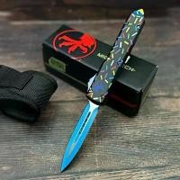 ราคา มีดสปริง มีดไมโครเทค Microtech Donut ด้ามจับเป็นอลูมิเนียม ( ขนาด 22 CM ) ใบมีด เหล็ก D2 ด้ามจับ เคลือบ PVC ไม่ลื่นมือ อเนกประสงค์สำหรับการทำครัวและกิจกรรม ด้ามแข็งแรง แคมป์ปิ้ง (1732210449119152019)