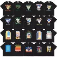 ราคา เสื้อยืดแขนสั้นผู้ชายและผู้หญิงหลวมพิมพ์โลโก้ Casa Casablanca ผ้าฝ้ายหนักฤดูร้อน เสื้อ พิซซ่า shirts men jungkook donut hoodie สิงห์ แขน ยาว angel's billabong cut neck 2000s ฮู้ด (1731465300483343815)