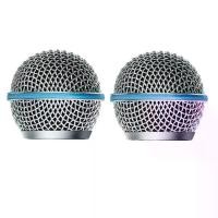 ราคา ไมโครโฟน Grill, 2 ชิ้น, ตัวกรองไมโครโฟน, หัวบอลไมโครโฟน, ตาข่าย, สำหรับ Beta58A, SM58, Pgx24, Slx24, จัดส่งต่างประเทศ (1729845121062636166)