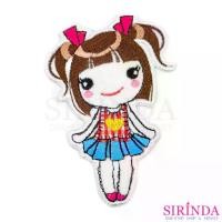 ราคา ตัวรีดการ์ตูนผู้หญิงหัวใจผูกโบว์ ตัวรีดติดเสื้อ อาร์มปักตกแต่ง DIY EMBROIDERY PATCH (00080471) (1729974629026531351)