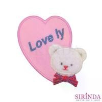 ราคา ตัวรีดการ์ตูนหมีหัวใจLOVELY ตัวรีดติดเสื้อ อาร์มปักตกแต่ง DIY EMBROIDERY PATCH (00080407) (1729974601306376215)