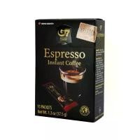 ราคา G7 Espresso กาแฟดำเอสเพรสโซ่ กาแฟอาราบิก้า แบบสำเร็จรูป 1 กล่องมี 15 ซอง (37.5g) ล็อตใหม่ (1732067178957408525)