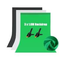 ราคา Photo Studio 3x1.6m Backdrop Non-woven Photography Green Screen Chromakey Background (1731984279155803209)