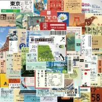 ราคา พร้อมส่ง Japan tokyo POSTAGE ป้ายสังกะสี วินเทจ ของเล่นเก่า ภูเขาฟุจิ coffee stamp sticker ประทับ การท่องเที่ยว 60ชิ้น (1732305710241778299)