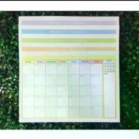 ราคา 【COD】 Monthly Planner A4 20 pcs แพลนเนอร์รายเดือน 20 เดือน 5C (1732470272106661669)
