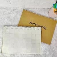ราคา Crazyzhaozongxingshangmao แนะนำวันนี้ Monthly planner 60 เดือน "ขนาดA4" สมุดแพลนเนอร์ (1732509975831086150)