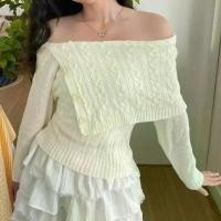 ราคา SORBET เสื้อไหมพรมเปิดไหล่กระดุมข้าง (1731983059563153016)