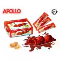 ราคา Apollo Roka Peanut Bar 432g (18g x 24ชิ้น) อพอลโล่ โรก้า พีนัท บาร์ *ช็อคโกแลตสอดไส้ถั่วลิสง (1729730354138613805)