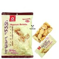 ราคา Good Taste ขนมถั่วตัดพม่า Peanut Brittle ยี่ห้อ Good Taste หวานน้อย ขนมธัญญาพืชเคี้ยวเพลิน บรรจุ 1 ห่อ มี 30 ชิ้น (1732012296533214710)