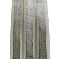 ราคา [1 โหล/กล่อง] ไม้บรรทัดฟุตเหล็ก 12 นิ้ว สิงห์ Ruler Aluminium 12” (1731751448006331173)