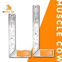 ราคา MUSCLE COW ฉากวัดไม้หน้าใหญ่ สแตนเลส 10" และ 12" ฉาก ฉากวัดไม้ วัดไม้ ฉากหน้าใหญ่ เหล็กฉาก ฉากวัดมุม L-Shaped Metal Ruler (1729596291058338733)