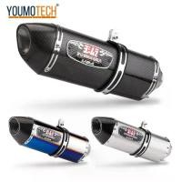 ราคา เก็บเงินปลายทาง. 51mm Universal Motorcycle Exhaust Muffler Pipe Carbon Fiber Exhaust End Canister Pipe Tailpipe Yoshimura R77 (1732380097789789452)