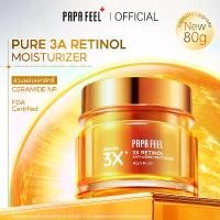 ราคา PAPA FEEL 3X RETINOL Ceramide Soluble Collagen ครีมทาหน้า 80g (1731835135545936174)