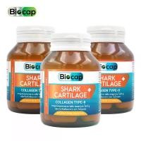 ราคา [แพ็ค 3 ขวด สุดคุ้ม] กระดูกอ่อนปลาฉลาม คอลลาเจนไทพ์ทู ไบโอแคป Shark Cartilage plus Collagen Type2 Biocap คอลลาเจนไทป์ทู ผงกระดูกอ่อนปลาฉลาม (1730868842164816188)