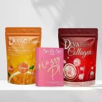 ราคา วิตามินดริปผิว ดีว่าซี ดีว่าคลอลาเจน (SeRiSe Glossy Plus & DEVA C & DEVA Collagen) (1732161261395413648)