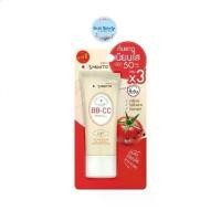 ราคา (1หลอด) Smooto Tomato Collagen BB & CC Sunscreen Cream SPF50 PA+++ 42 กรัม ครีมกันแดดมะเขือเทศ 3in1 ซีโอดี (1732561336825054412)