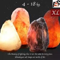 ราคา จัดส่งในกรุงเทพฯ Qc Size M/L/Xl Himalayan Salt Lamp, Real Wood Base, Weight 4 - 14 kg (1732546917524867029)