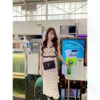 ราคา คนรอปสายเดี่ยวแต่งลูกไม้ มีกระดุม + กระโปรงยาว งานแต่งลูกไม้ เพิ่มความน่ารัก ผ้าทอฟฟี่ใส่สบายเว่อร์ Women Clothing ผู้หญิง เสื้อผ้า เอี้ยม ยีนส์ ชุด แซก เอี๊ยม lip secret (1731309822672865714)