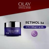 ราคา [ใหม่] Olay Retinol 24 Eye Cream โอเลย์ รีเจนเนอรีส เรตินอล24 ไนท์ อายครีม สูตรลดเลือนริ้วรอยรอบดวงตา สำหรับกลางคืน บำรุงผิวหน้า 15มล (1732193283518466292)