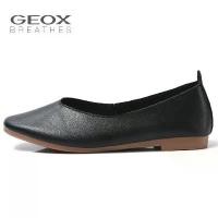 ราคา Ready To Ship GEOX Modern Women's Shoes Flat Boat Shoes Genuine Leather Hand-Sewn Shoes High-Low Boat Shoes (1731898586313688311)