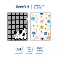 ราคา ขายร้อน [แฟ้มบ้านแมว] Double A แฟ้มซองเอกสารชั้นเดียว PP L-File ขนาด A4 ลายบ้านแมวแมว คละลาย 12 ชิ้น/แพ็ก (1732062596274816654)