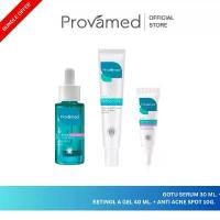 ราคา ขายดีทั้งเครือข่าย ของแท้100% Acne Set - Provamed retinol a gel 40g , Gotu serum 30ml. , Anti acne spot 10g (1731921199762802188)