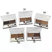 ราคา (พร้อมส่ง ครบเบอร์) Nice shop เขียนคิ้วตลับ Niceshop Eyebrow Powder 2 Shades + Brush (1729432930924464584)