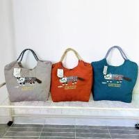 ราคา CODAuthentic Kusuguru Embroidered Climbing Cat Handbag Quilted Cotton Clip Tote Bag Large Capacity Shopping Bag Commuter Shoulder Bag from JapanTikTok (1732636418104133072)