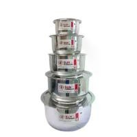 ราคา หม้อแขกชุด 5ใบ 14-30 ซม.ตราพระอาทิตย์ SUN (1732336040224327404)