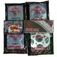 ราคา nifhjdiushop วัสดุอย่างดี โซ่สเตอร์ ชุดSUN สตาเลี่ยน CT150/SM150/CAFE *หลัง5รู* โซ่428ข้อหนา(120) 14/15-38/40/42/44 เลือกได้(1ชุด3ชิ้น)BIG/MAX (1731897071951447724)