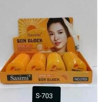 ราคา S703 ราคาส่งยกกล่อง24ชิ้น แป้งพัฟกันแดด Sasimi SUN POWDER SPF 60++ คุมมัน พกพาสะดวก COD (1732503683771172662)