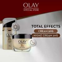 ราคา [ขายดีอันดับ 2] [แพ็คคู่] Olay Total Effects 7 in 1 Day Cream SPF 15 + Night Cream... (1731113671327320308)