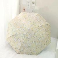 ราคา ร่มกันแดด UV อัตโนมัติ กันฝน ร่มอัตโนมัติ พับ 3 ตอน พกพาสะดวกระบบเปิดออโต้ กันยูวี รพับได้ ลายดอบไม้ (1730581664252528761)