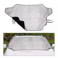 ราคา ม่านบังแดดรถยนต์ ผ้าคลุมกระจกหน้ารถยนต์ ผ้าคลุมกระจกรถยนต์ ผ้าคลุมรถกันความร้อน ผ้าบังแดดหน้ารถ สะท้อนแสงแดด กัน UV คุณภาพดี เกรดพรีเมี่ยม แบบฟอยด์ สะท้อนความร้อน ขนาดใหญ่พิเศษ ( (1731277594568524882)