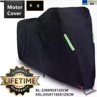 ราคา [Tiktok] ผ้าคลุมรถมอเตอร์ไซค์ ผ้าคลุมบิ๊กไบค์ ป้องกันแสงUVป้องกันน้ำ ปกป้องรถของคุณ (1731742767393637724)
