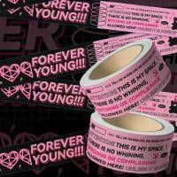 ราคา สติ๊กเกอร์เทปกาว Y2g สีชมพูและสีดำ วัสดุสร้างสรรค์ เหมาะสำหรับสมุดไดอารี่ กระเป๋าเดินทาง คอมพิวเตอร์ กันน้ำ สติ๊กเกอร์ตกแต่ง 3d stickers room สติกเกอร์จีออโน่ ลายไฟ cozy ไฮเอนด์ (1732197836849579261)