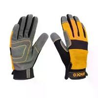 ราคา INGCO ถุงมือช่าง อเนกประสงค์ รุ่น HGMG01 ไมโครไฟเบอร์ ถุงมือ ถุงมือหนัง Size : XL Mechanic Gloves hgmg01 อิงโก้ ingco cleaning gloves (1732476644440311152)