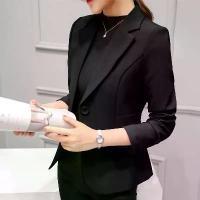 ราคา 2025 Spring and Autumn New Professional Versatile Long Sleeve Korean Style Elegant Slim Fit Slimming Small Blazer Short Jacket for Women (1732457293086098481)