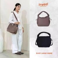 ราคา ส่งจากไทย [Sungo] กระเป๋าผ้าสะพายไหล่ ทรง Ruby Large shoulder bag ผ้าพัฟฟี่ กระเป๋าสะพายข้าง (มี 2 สี) สองแบบ Style SG008 (1732438163379881119)