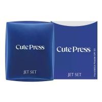 ราคา Cute Press คิวเพรส เจ็ทเซ็ท แป้งผสมรองพื้น แป้งพัฟ (ตลับจริง) JET SET Oil Control Foundation Powder SPF20 ตลับจริง 15 กรัม (1731341913880102143)