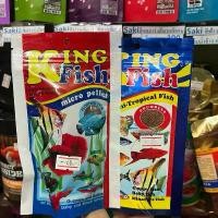 ราคา KING FISH อาหารปลาคิงฟิช โปรสีสุงเร่งสีเร่งโต ช่วยดูแลน้ำได้อยู่ดี มีทั้งแบบเม็ดMicroและแบบเกล็ดละเอียด 60กรัม ขายร้อน ปลากัด แฟนซี สวย ๆ ปลากัด แฟนซี สวย ๆส่ง ฟรี ปลากัด แปดริ (1732511574104114884)