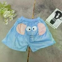 ราคา กางเกงขาสั้น ลายช้างน่ารัก ปักลาย ดัมโบ้ ตุ๊กตาสร้างสรรค์ ดีไซน์ Ugly Fish เหมาะสำหรับคู่รัก ชุดนอน สีฟ้าและสีชมพู ฤดูร้อน มาใหม่ (1731235793913415414)