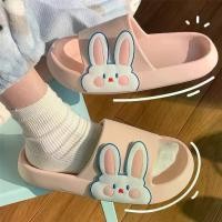 ราคา [COD] รองเท้าแตะ ลายกระต่าย รองเท้าแตะแบบสวม รองเท้าแฟชั่น มี3สีให้เลือก (rabbit) (1732174061904169182)