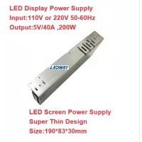 ราคา DC5V Super Thin Power Supply 5V 40A/200W 230V AC To DC 5V Transformer จอแสดงผล LED แหล่งจ่ายไฟหน้าจอ LED Psu switching LED แผงแหล่งจ่ายไฟ LED แหล่งจ่ายไฟ คําแนะนําผลิตภัณฑ์ใหม่ของเดือนนี้ (17326003394