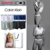 ราคา [Costco Source] CK Men's Underwear Calvin Klein ต้านเชื้อแบคทีเรีย ระบายอากาศ เอวกลาง นุ่มสบาย ชุดของขวัญ (1732539936489637661)