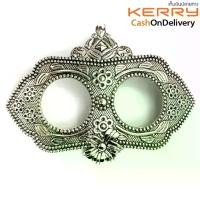 ราคา หัวรัดซิ่น ผ้าถุง Vintage Jewelry เครื่องประดับไทย หัวรัดผ้าถุง หัวเข็มขัด สีเงินรมดำ (1732530310224512912)