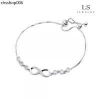 ราคา jewelry สร้อยข้อมือแพลทินัม สร้อยข้อมือผู้หญิง สร้อยข้อมืออินฟินิตี้ ของขวัญคู่ สร้อยข้อมือแฟชั่น b2302 (1732612843377297357)