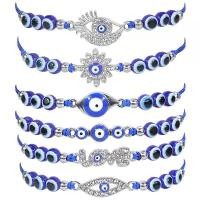 ราคา สร้อยข้อมือตาปีศาจ ขายดีในยุโรปและอเมริกา สร้อยข้อมือเสน่ห์ลูกปัดตาตะเข็บสีน้ำเงิน กําไลโอม, กําไลอีวิลลี่อาย, กําไลเชือกเทียนแนวแฟรี่, ข้อมือบิดนูน, blood bracelet (1732111907060943831)