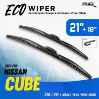ราคา ใบปัดน้ำฝน ECO NISSAN CUBE Z10/Z11 ปี 1998-2008 เฉพาะรุ่น ขนาด 21+18 นิ้ว* (1732312744856488069)