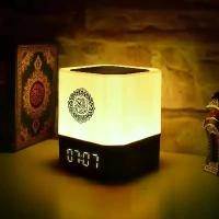 ราคา ลำโพง Quran Cube, QB303, โคมไฟกลางคืนไฟ LED สัมผัส, การเรียนรู้ Surah, เครื่องเล่น MP3 Quran (1731699639362029528)